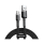 Kabel BASEUS USB-microUSB Cafule 1M czarno-szary